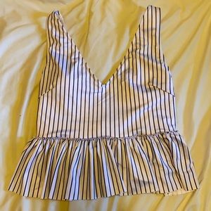 EUC Kortni Jeane Peplum Top!